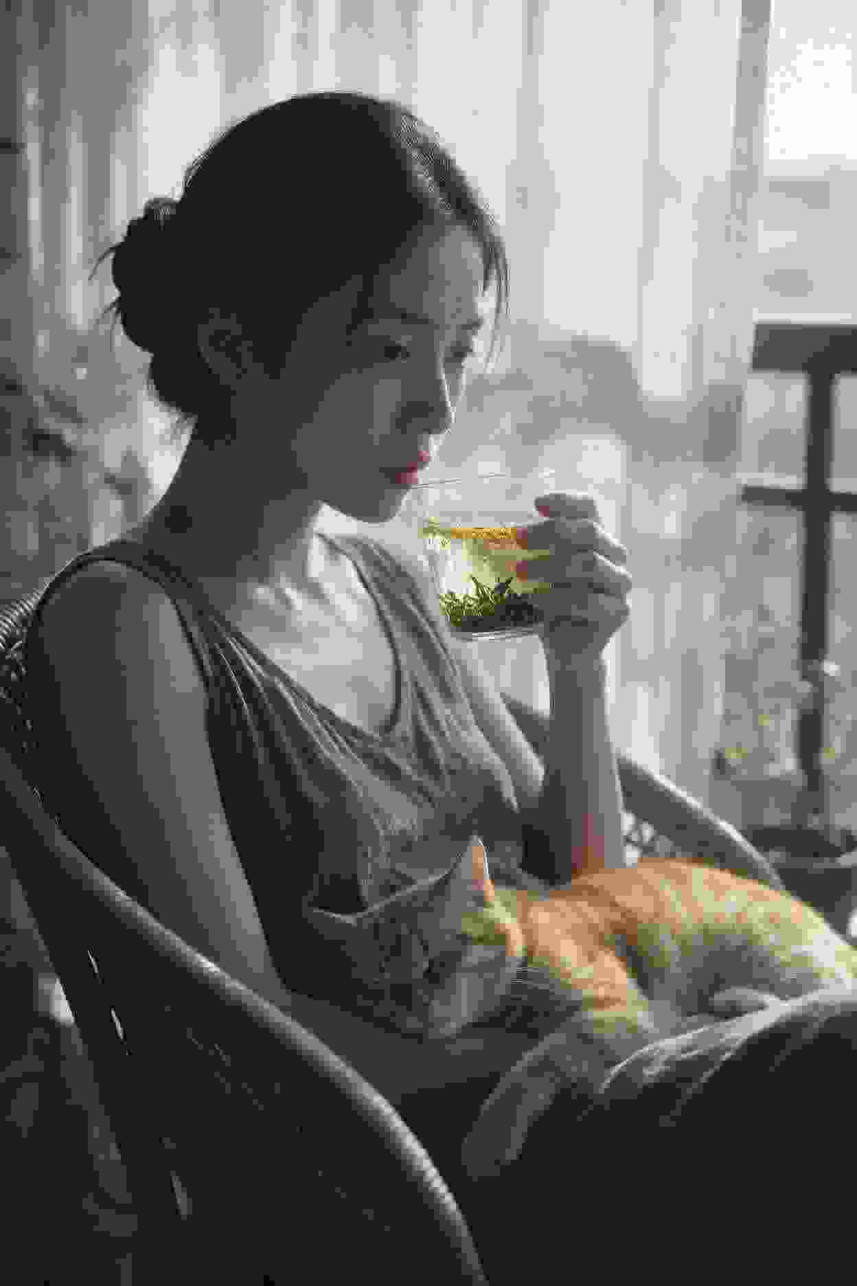 晚霞映照
